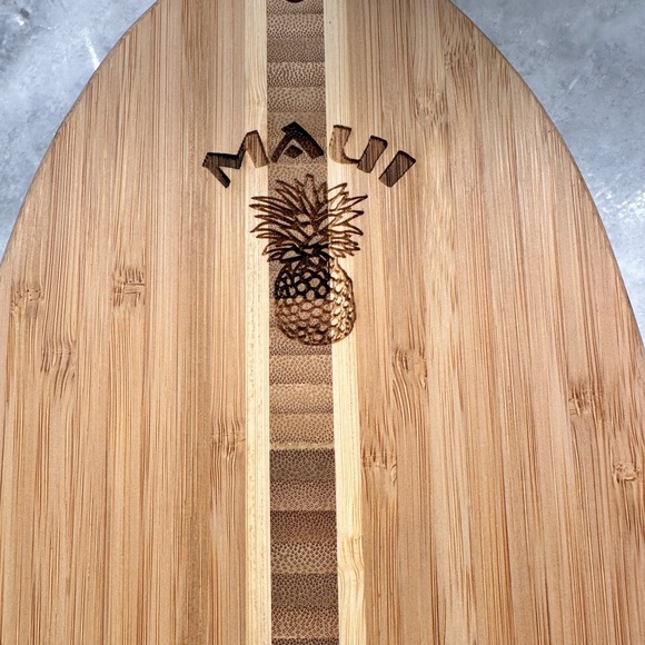 Totally Bamboo Maui, Hawaii Surfboard Small Cutting Board-Brand New without tag - Picture 3 of 8